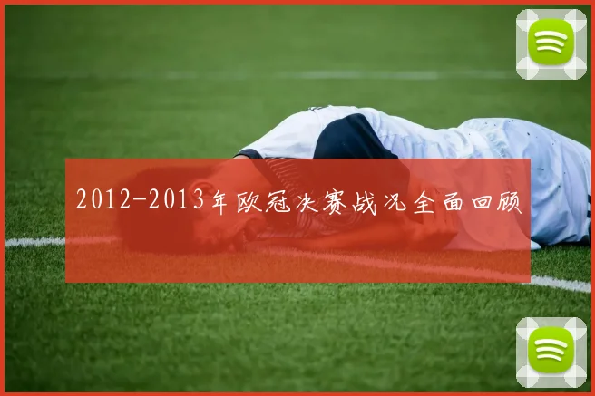 2012-2013年欧冠决赛战况全面回顾